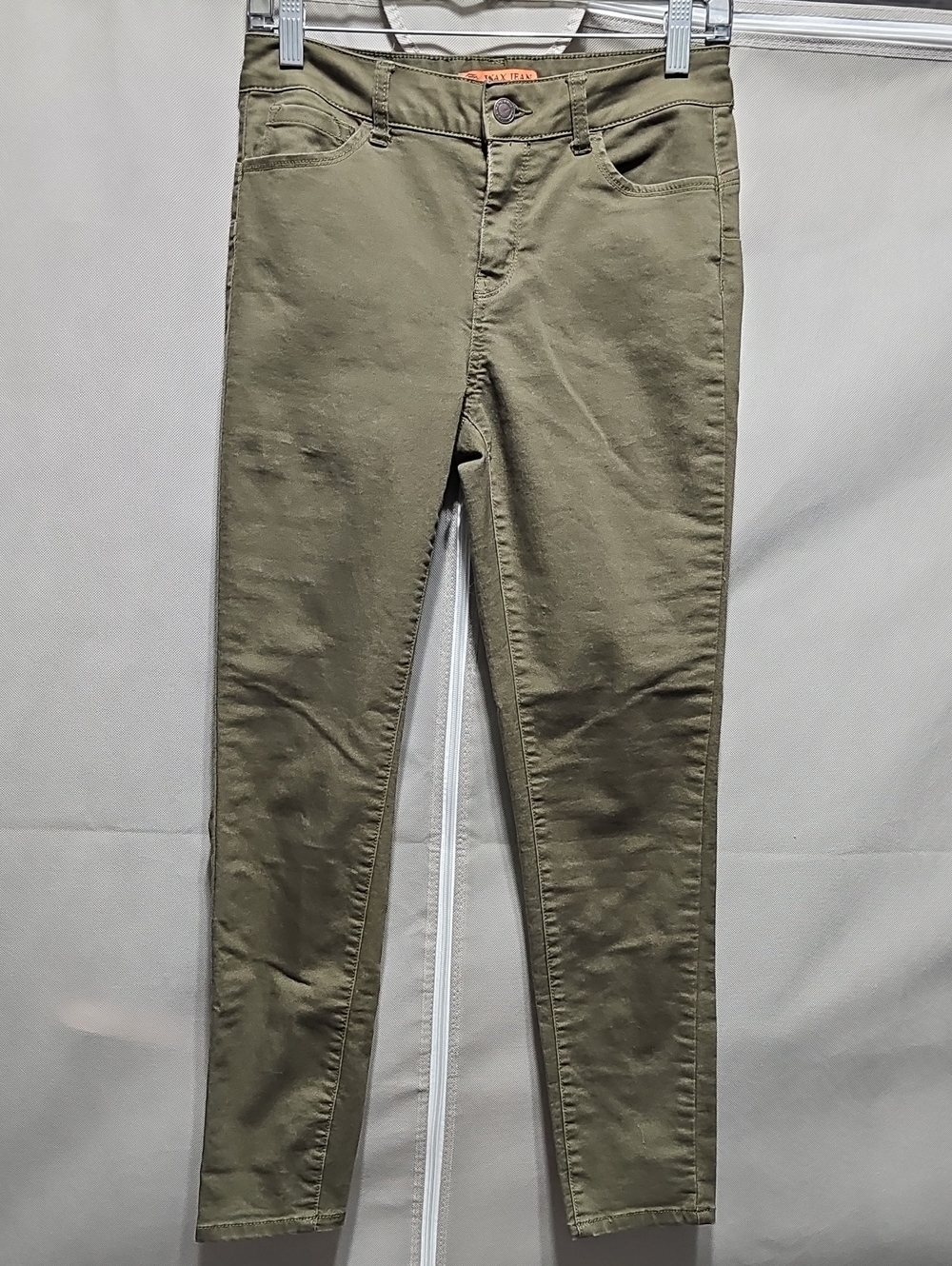 Wax Jean Olive Green Skinny Jeans